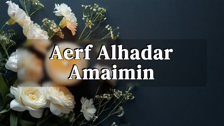 Aerf Alhadar Amaimin, England